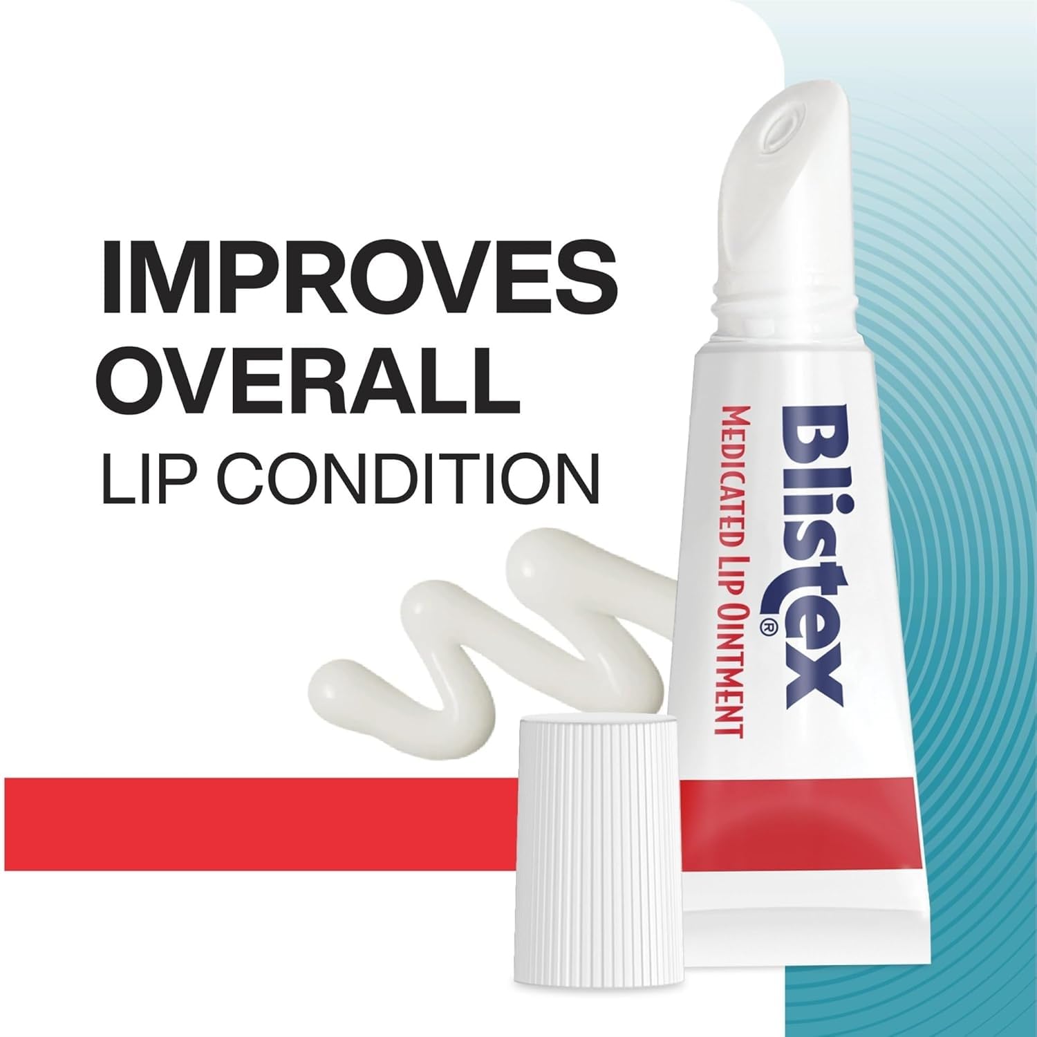 Blistex Medicated Lip Ointment, 0.21 Ounce Tube, Relieves Cold Sores & Helps Heal Dry Chapped Lips, Pain Relief from Lip Sores & Blisters, Healing Ointment, 1 Pack